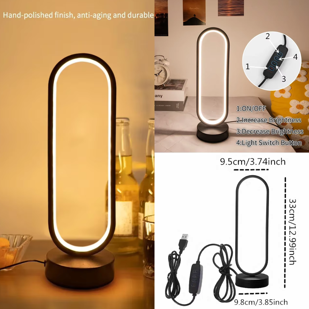 LED Bedroom Ring Lamp