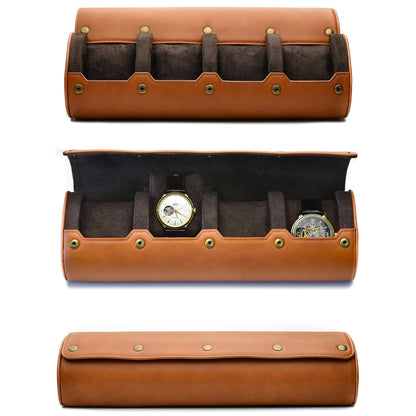 Multi-Slot Multicolor Watch Travel Case