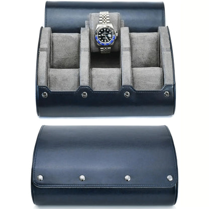Multi-Slot Multicolor Watch Travel Case