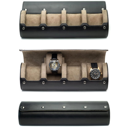 Multi-Slot Multicolor Watch Travel Case