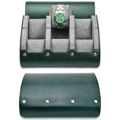 Multi-Slot Multicolor Watch Travel Case
