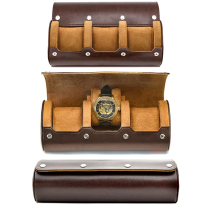 Multi-Slot Multicolor Watch Travel Case